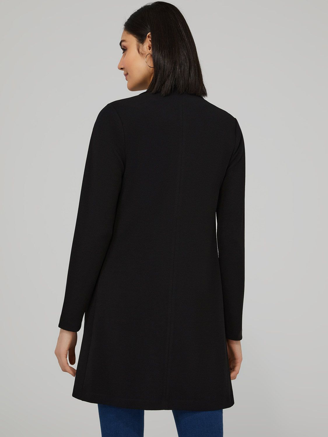 Open-Front Longline Blazer sold by Suzy Shier product image thumbnail 8