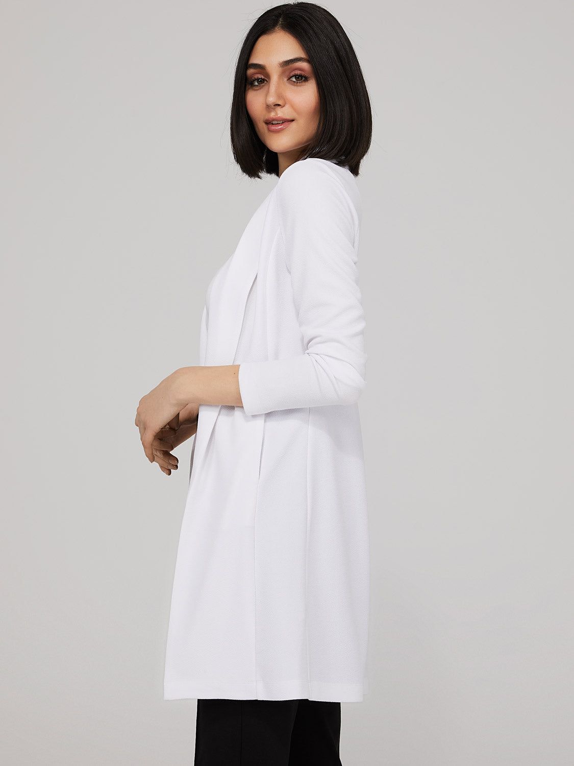 Open-Front Longline Blazer sold by Suzy Shier product image thumbnail 3