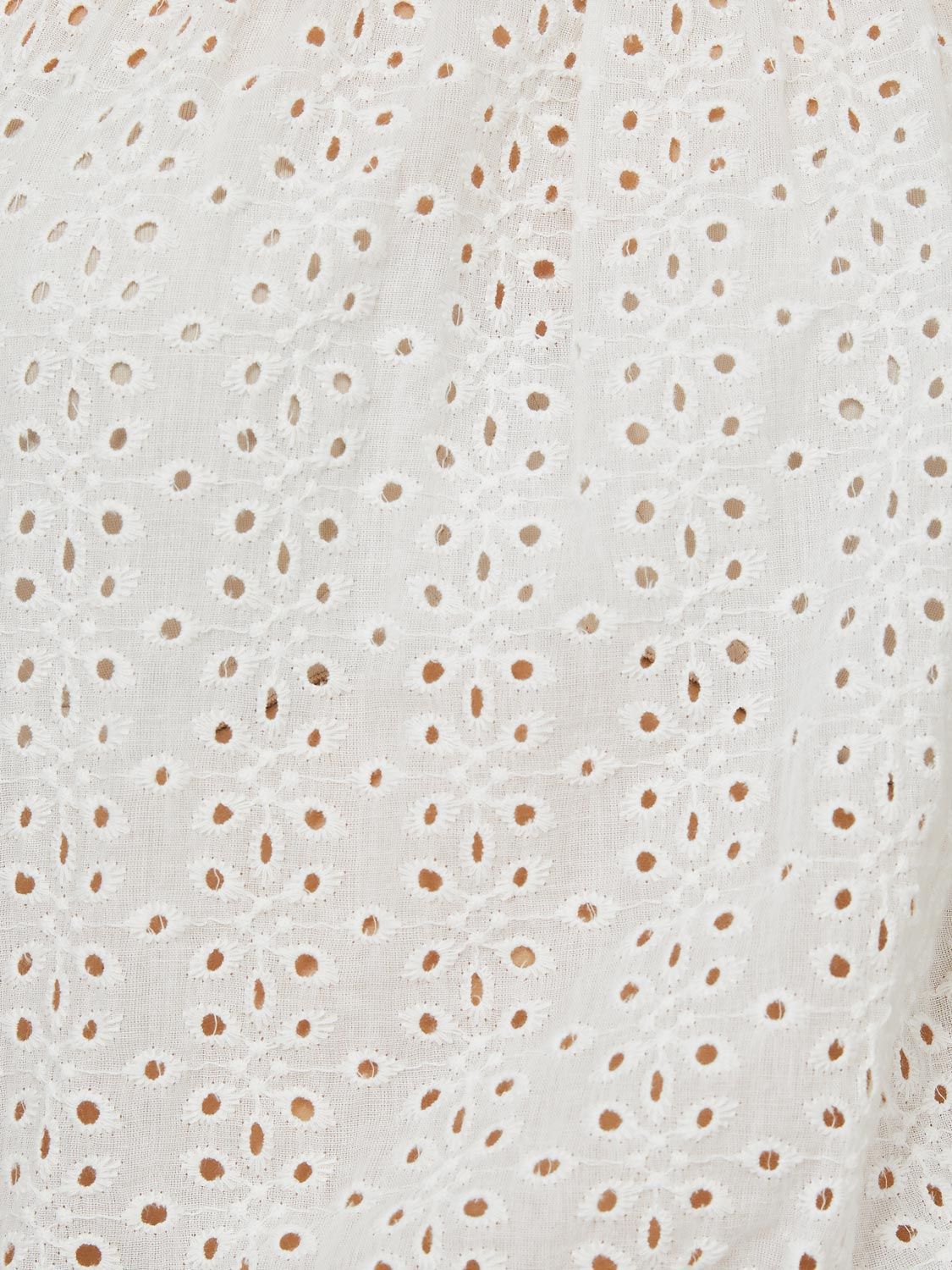 Eyelet Crop Top With Puff Sleeves sold by Suzy Shier product image thumbnail 6