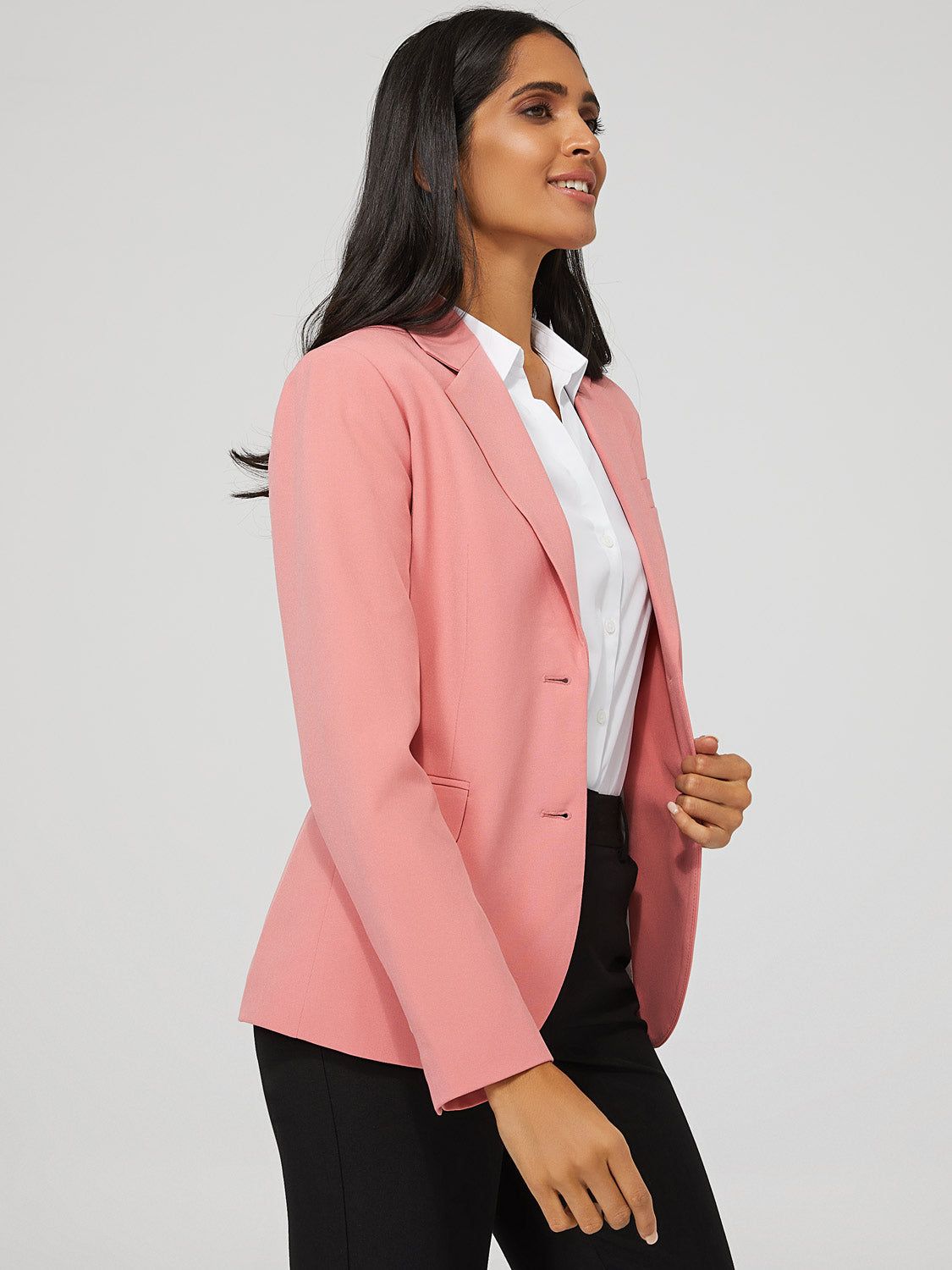 Classic Fit Two Button Blazer sold by Suzy Shier product image thumbnail 3
