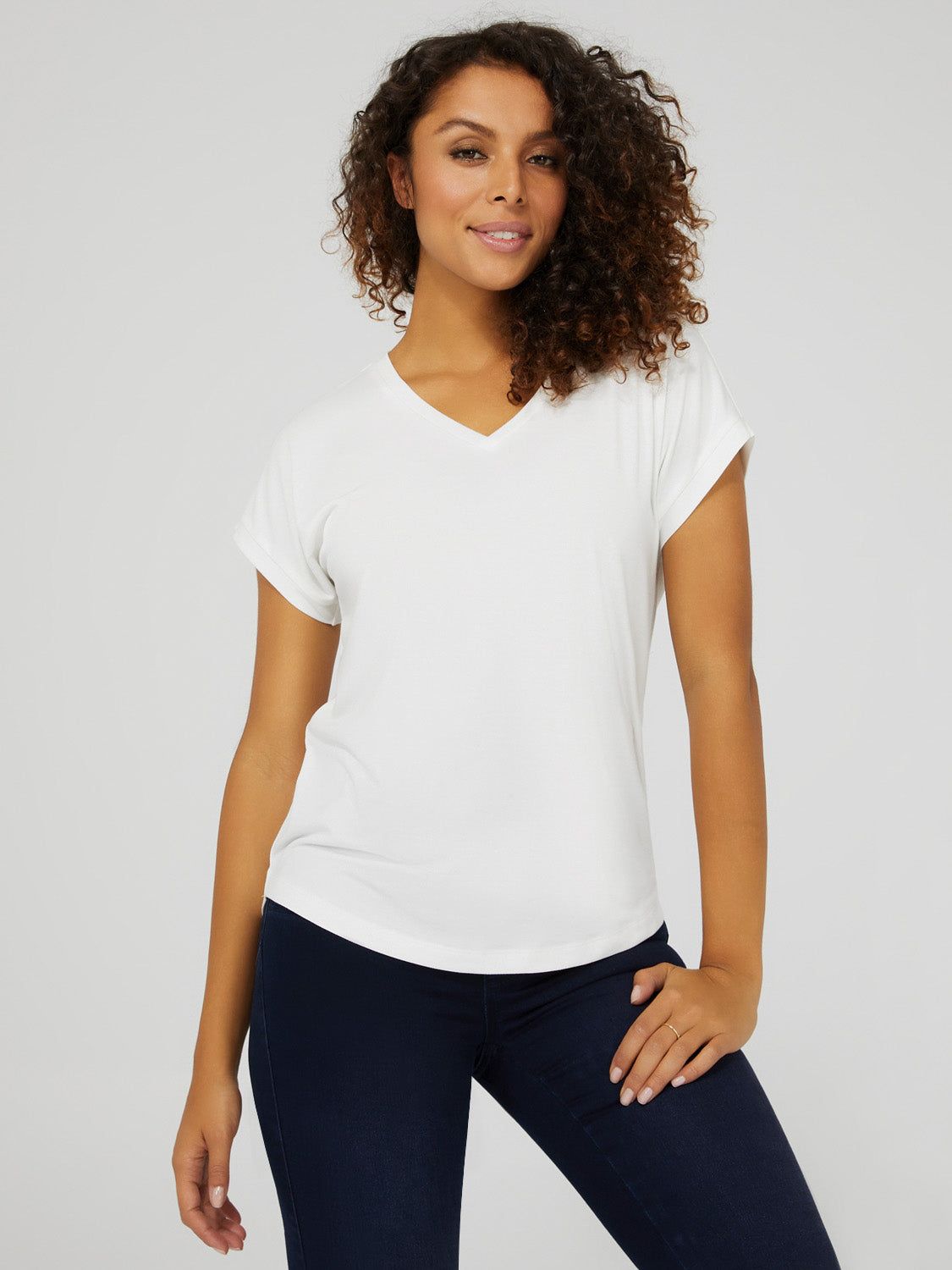 Short Cuffed Dolman Sleeve Top sold by Suzy Shier product image thumbnail 11