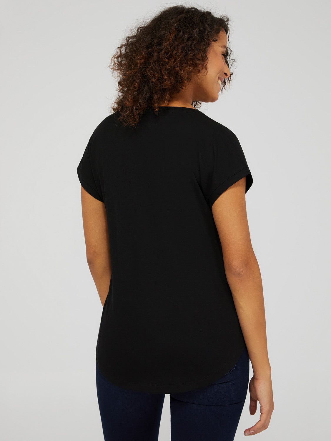 Short Cuffed Dolman Sleeve Top sold by Suzy Shier product image thumbnail 13