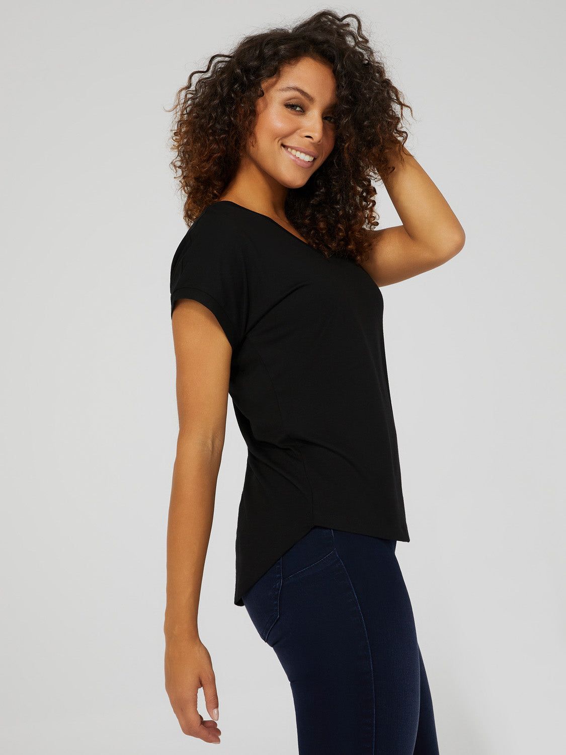 Short Cuffed Dolman Sleeve Top sold by Suzy Shier product image thumbnail 15