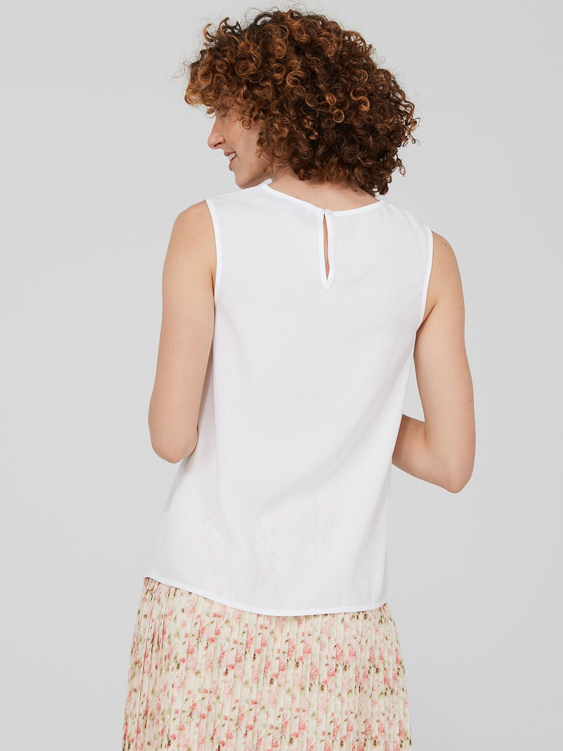 Sleeveless Crepe Chiffon Top sold by Suzy Shier product image thumbnail 5