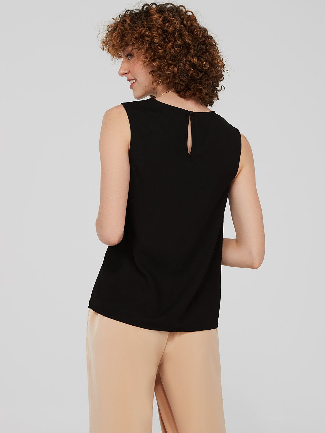 Sleeveless Crepe Chiffon Top sold by Suzy Shier product image thumbnail 8