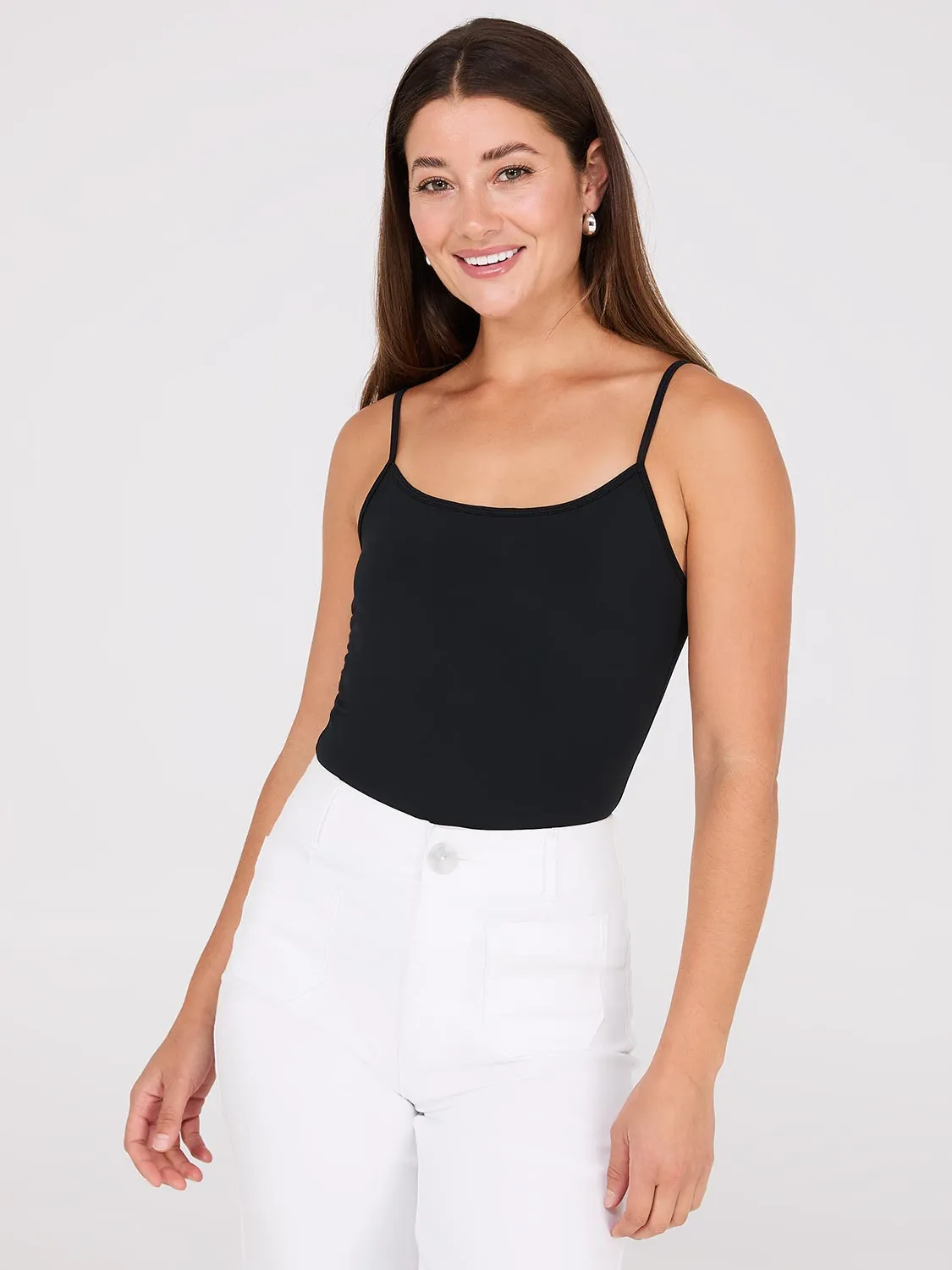 Double Layer Spaghetti Strap Cami sold by Suzy Shier product image thumbnail 3