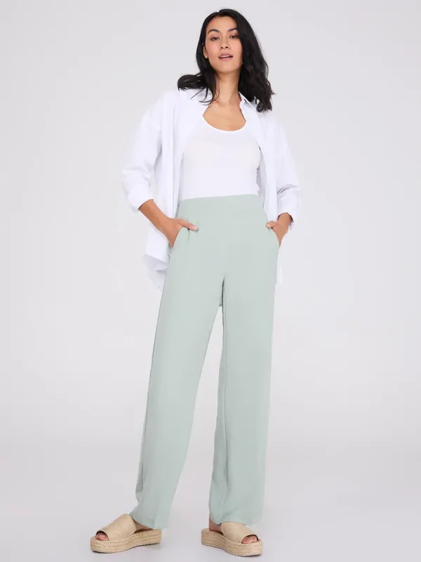 High-Rise Palazzo Pants sold by Suzy Shier