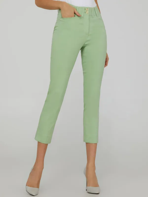 High-Rise Slim Leg Capri Pants sold by Suzy Shier