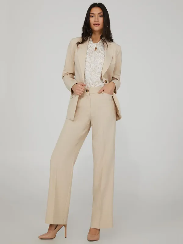 Wide Leg Classic Rise Pants sold by Suzy Shier