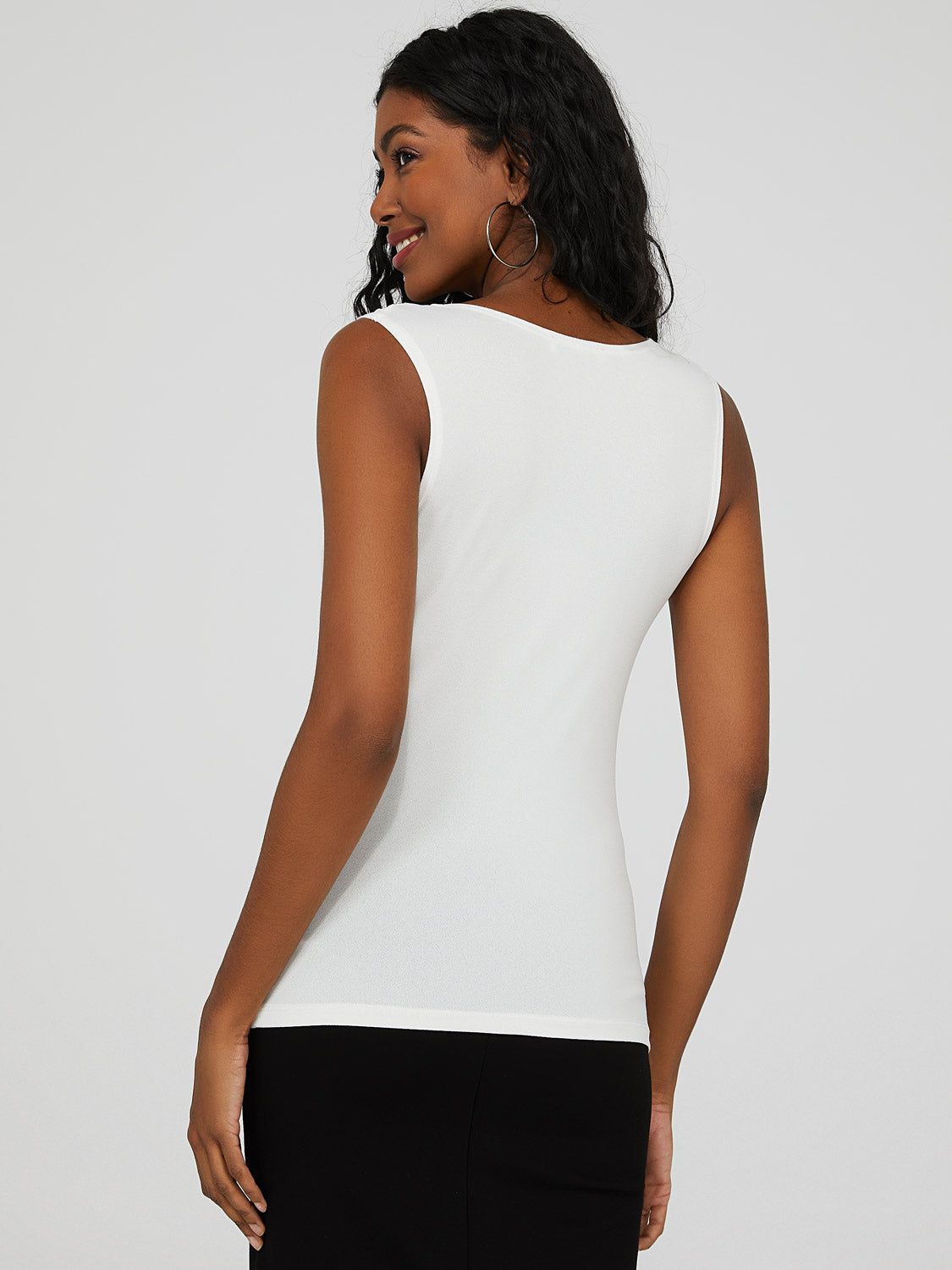 Sleeveless Knotted Neckline Top sold by Suzy Shier product image thumbnail 5