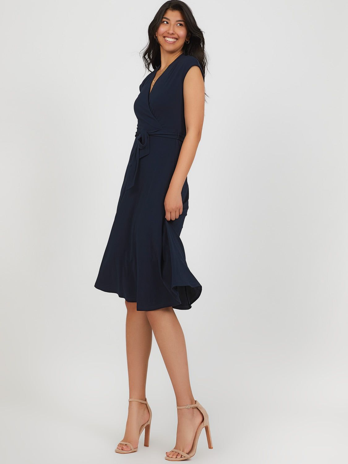 Crossover Wrap Dress sold by Suzy Shier product image thumbnail 3