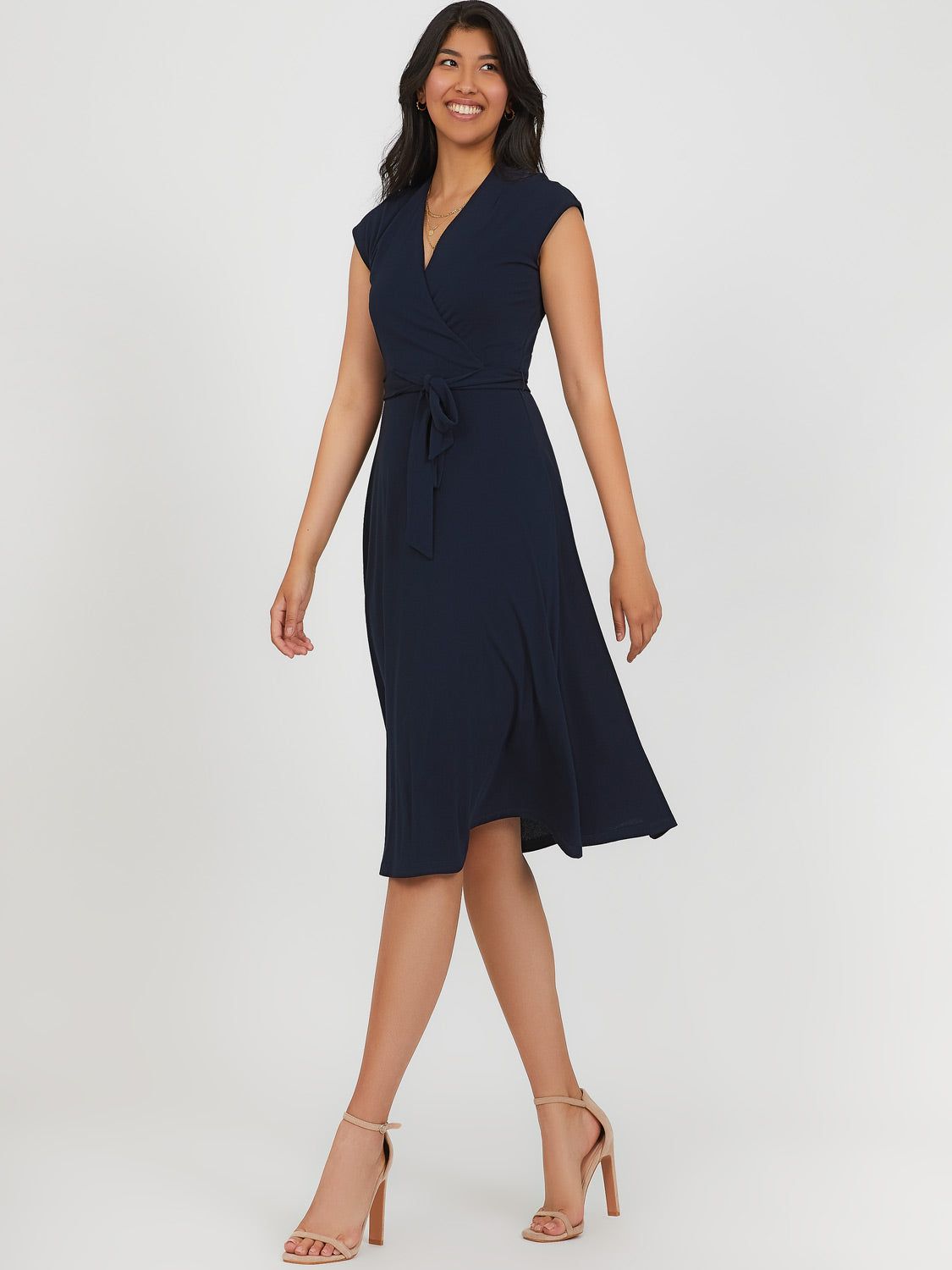 Crossover Wrap Dress sold by Suzy Shier