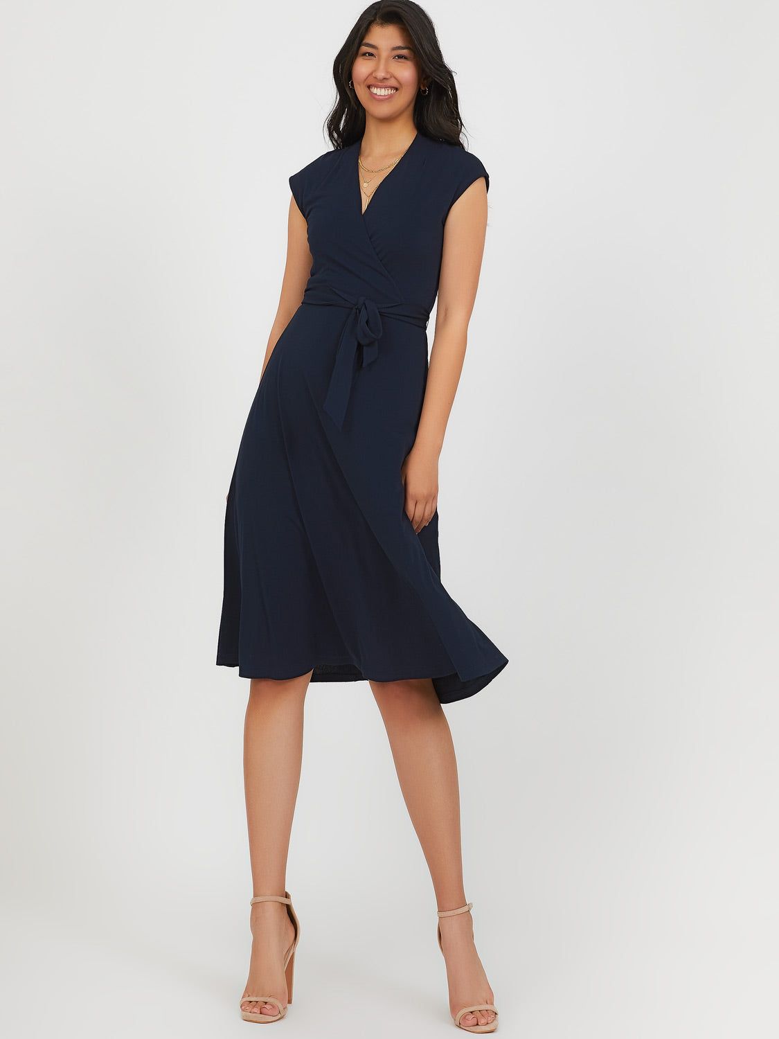 Crossover Wrap Dress sold by Suzy Shier product image thumbnail 2