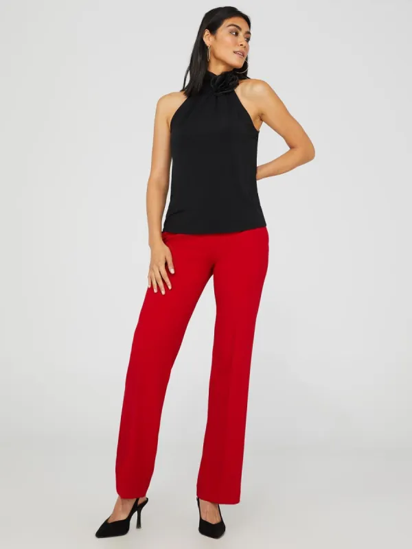 Crepe Wide Leg Pull-On Pants sold by Suzy Shier