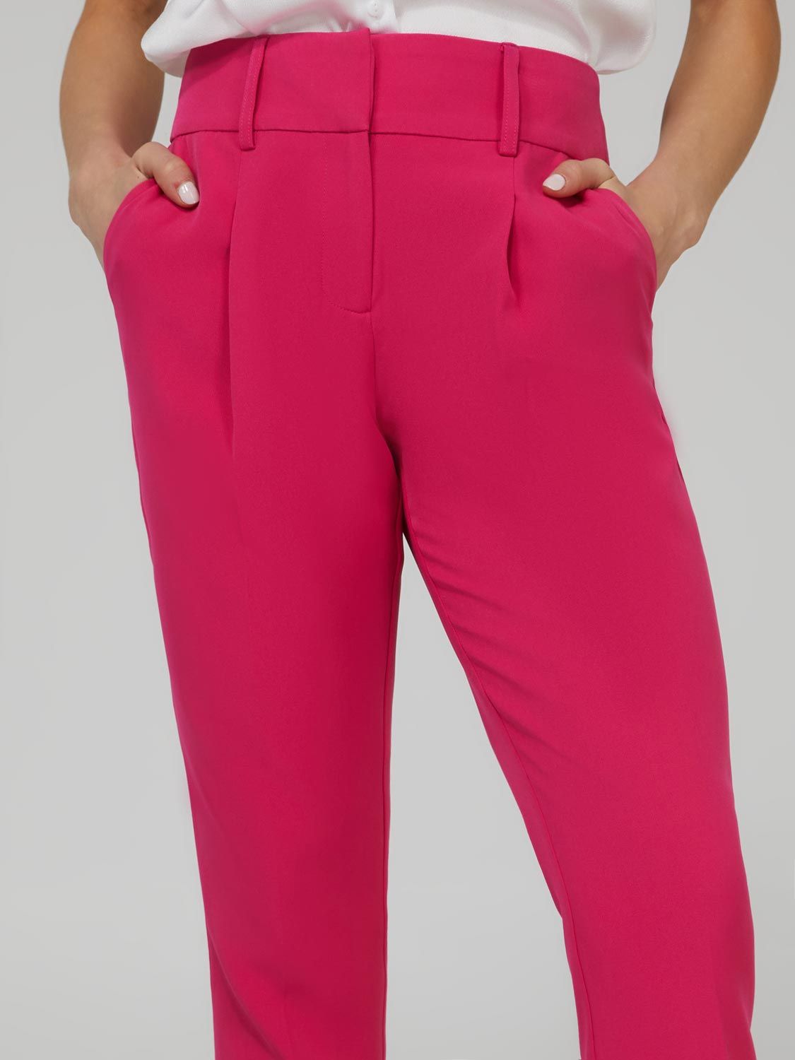 Pleated Front Trousers With Pockets sold by Suzy Shier product image thumbnail 5