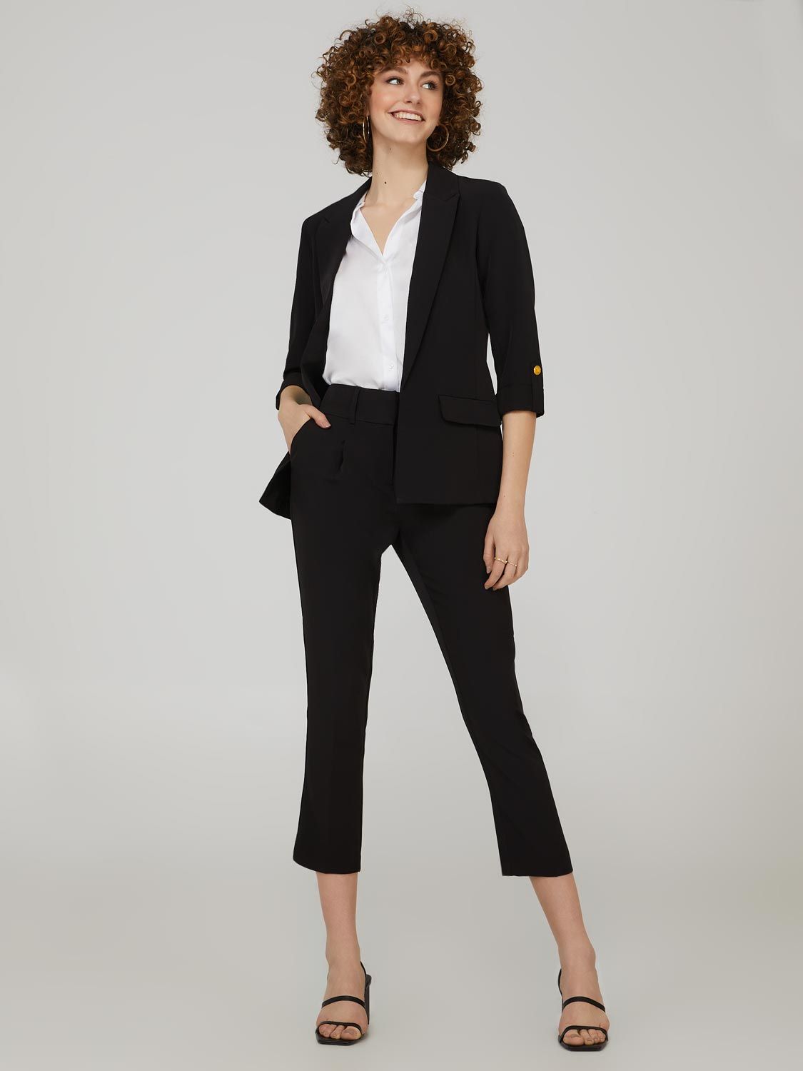 Pleated Front Trousers With Pockets sold by Suzy Shier product image thumbnail 8