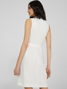 Linen Sleeveless Double-Breasted Blazer Dress sold by Suzy Shier