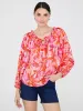 Floral Print Chiffon Off-The-Shoulder Blouse sold by Suzy Shier