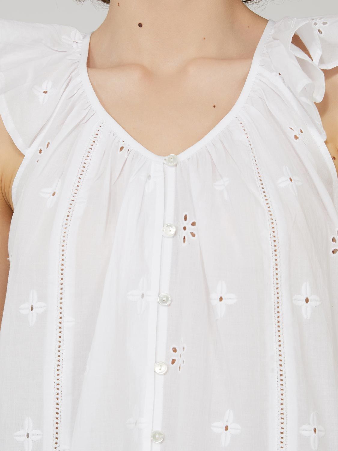 Eyelet Flutter Shoulder Top sold by Suzy Shier product image thumbnail 12