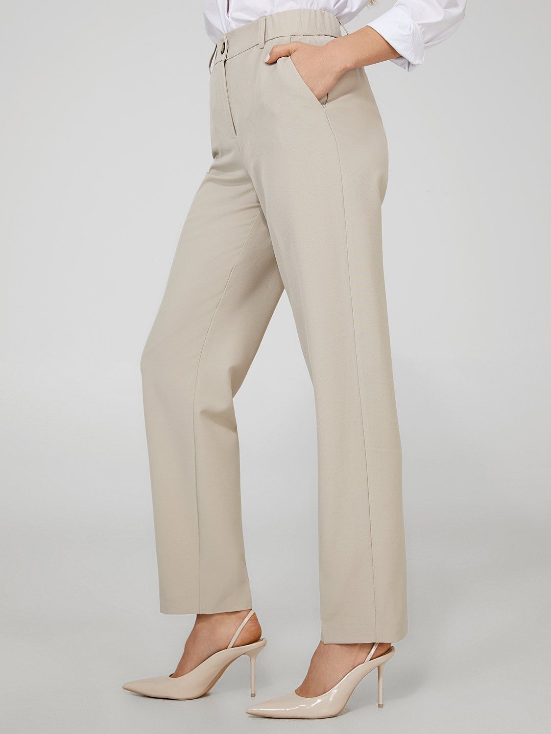 High Rise Zip-Front Trousers sold by Suzy Shier product image thumbnail 12
