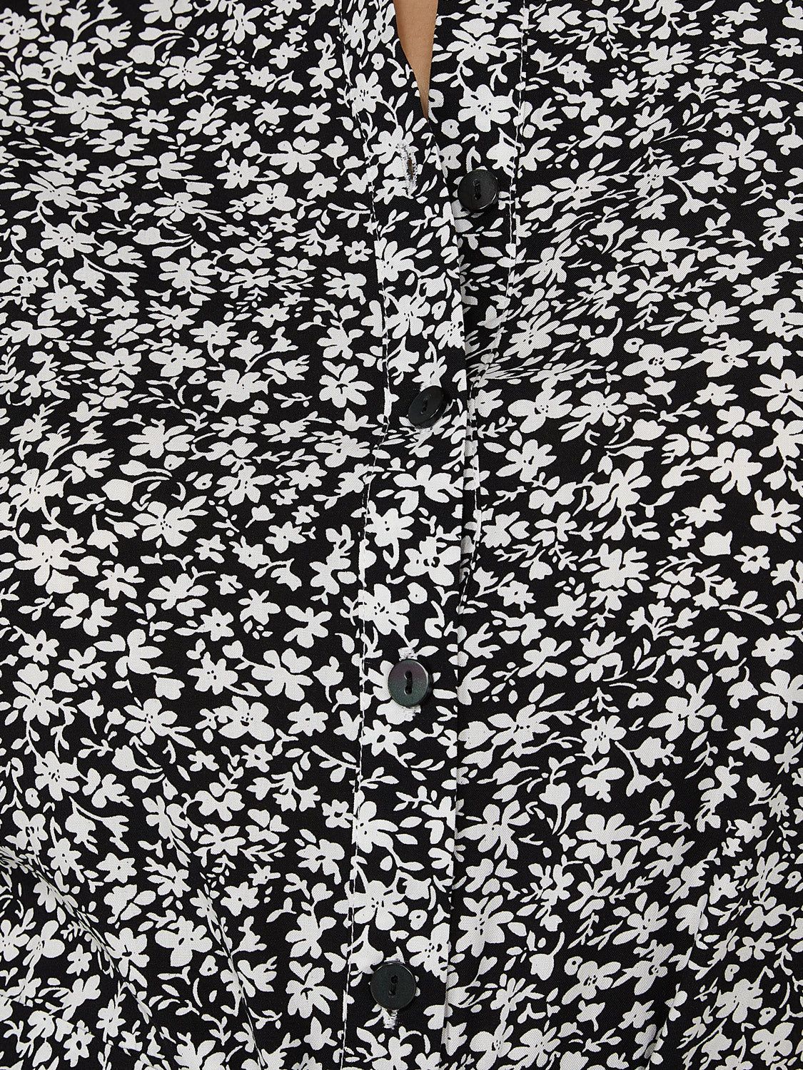 Printed Button-Front Midi Shirt Dress sold by Suzy Shier product image thumbnail 6