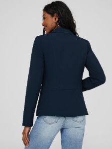 Faux Double-Breasted Blazer sold by Suzy Shier