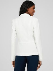 Faux Double-Breasted Blazer sold by Suzy Shier