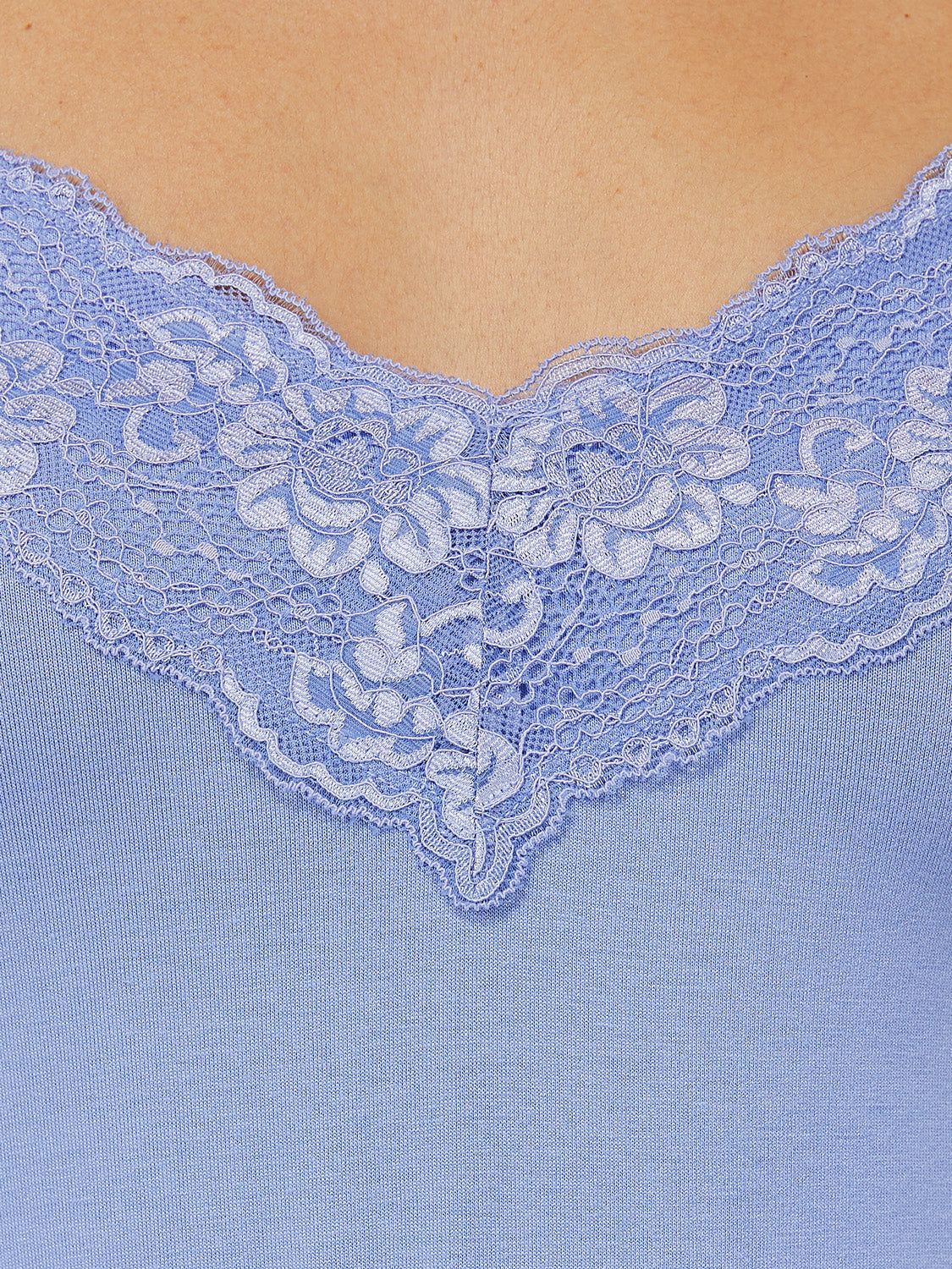 Lace Trim V-Neck Tank Top sold by Suzy Shier product image thumbnail 12