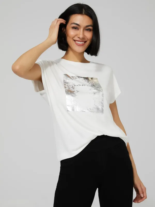 "Life Is Too Short To Wait" Graphic T-Shirt made by Suzy Shier