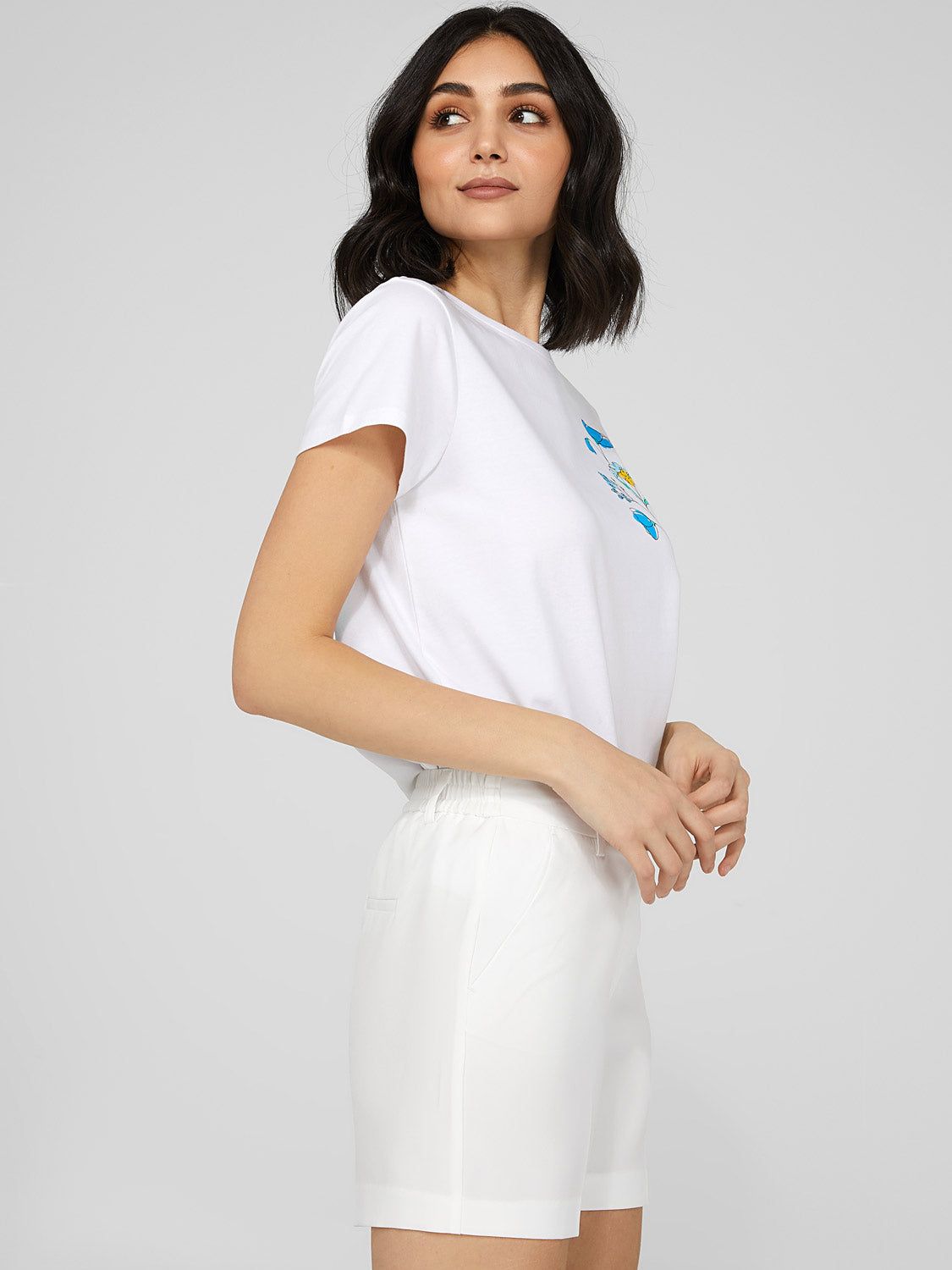 Floral Short Sleeve Top sold by Suzy Shier product image thumbnail 3