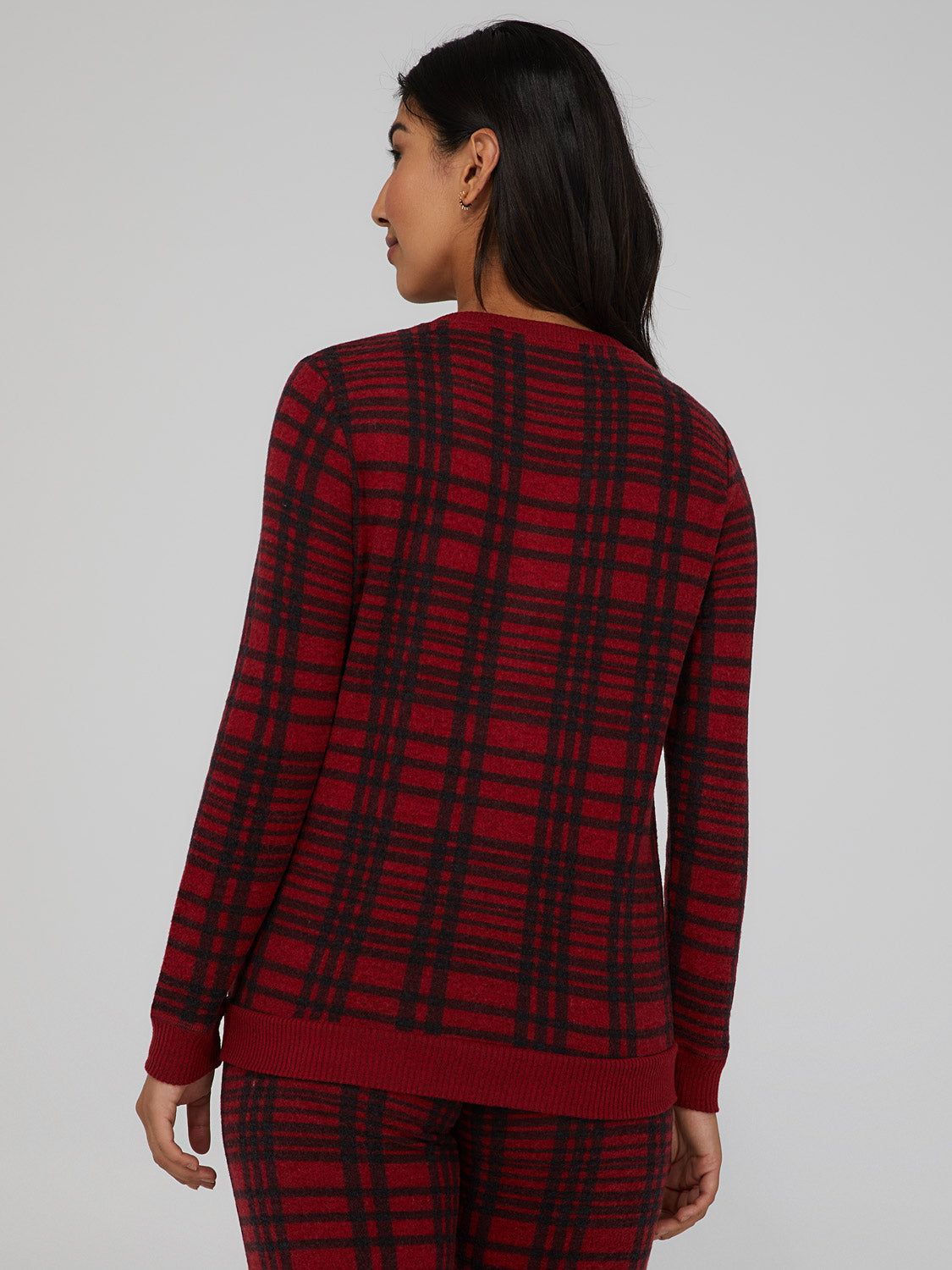 Plaid Henley PJ Set sold by Suzy Shier product image thumbnail 4