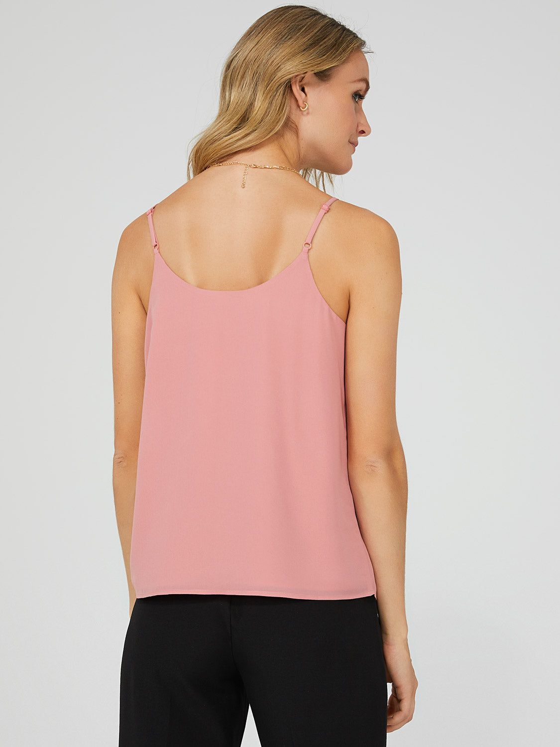 Adjustable Spaghetti Strap V-Neck Top sold by Suzy Shier product image thumbnail 4