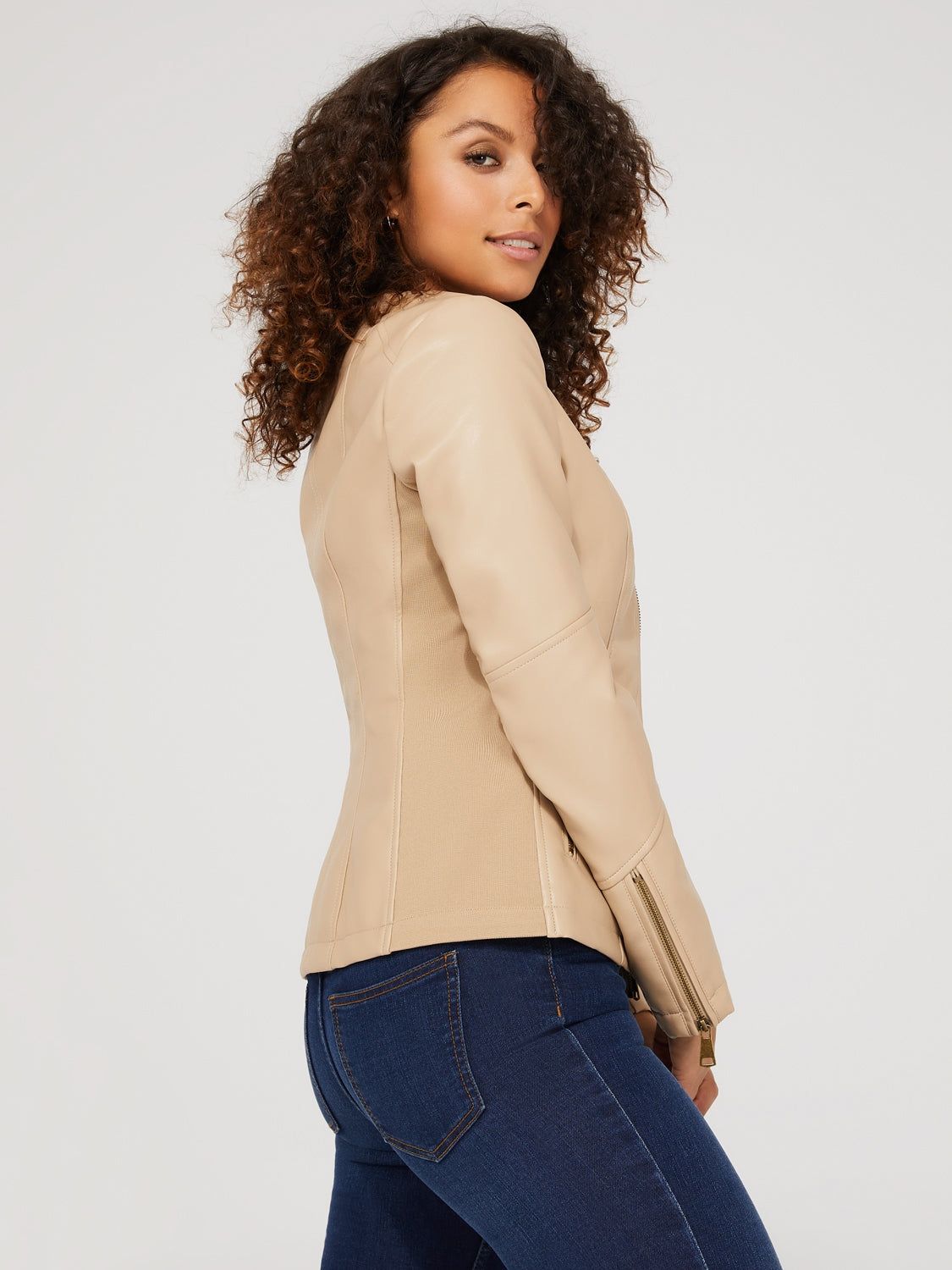 Faux Leather Jacket sold by Suzy Shier product image thumbnail 3