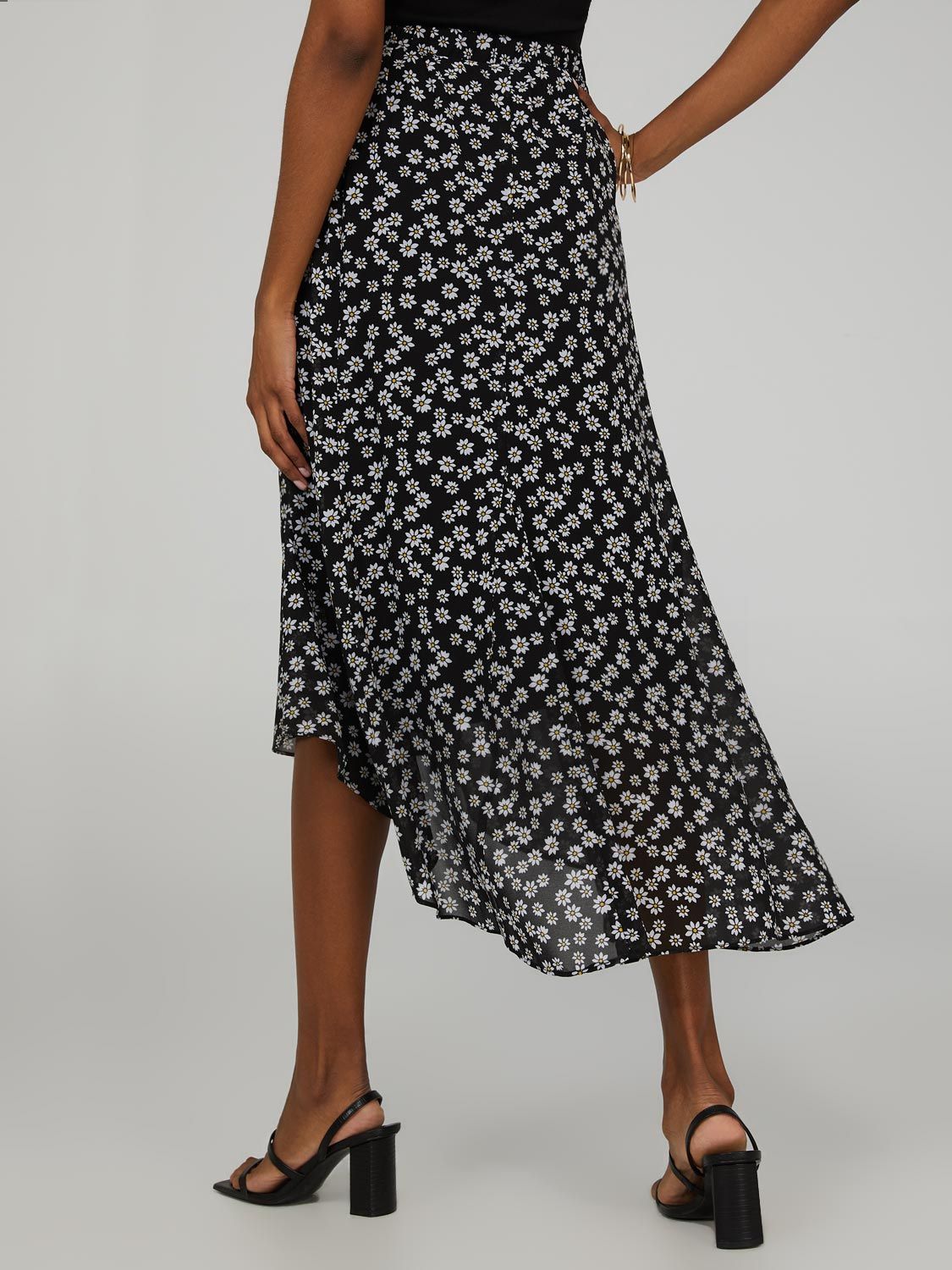 High-Low Pull-On Skirt sold by Suzy Shier product image thumbnail 5