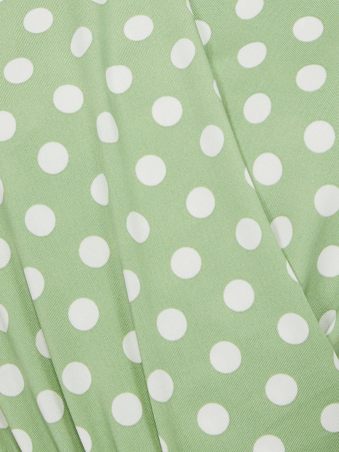 Polka Dot Crossover Midi Dress sold by Suzy Shier product image thumbnail 6