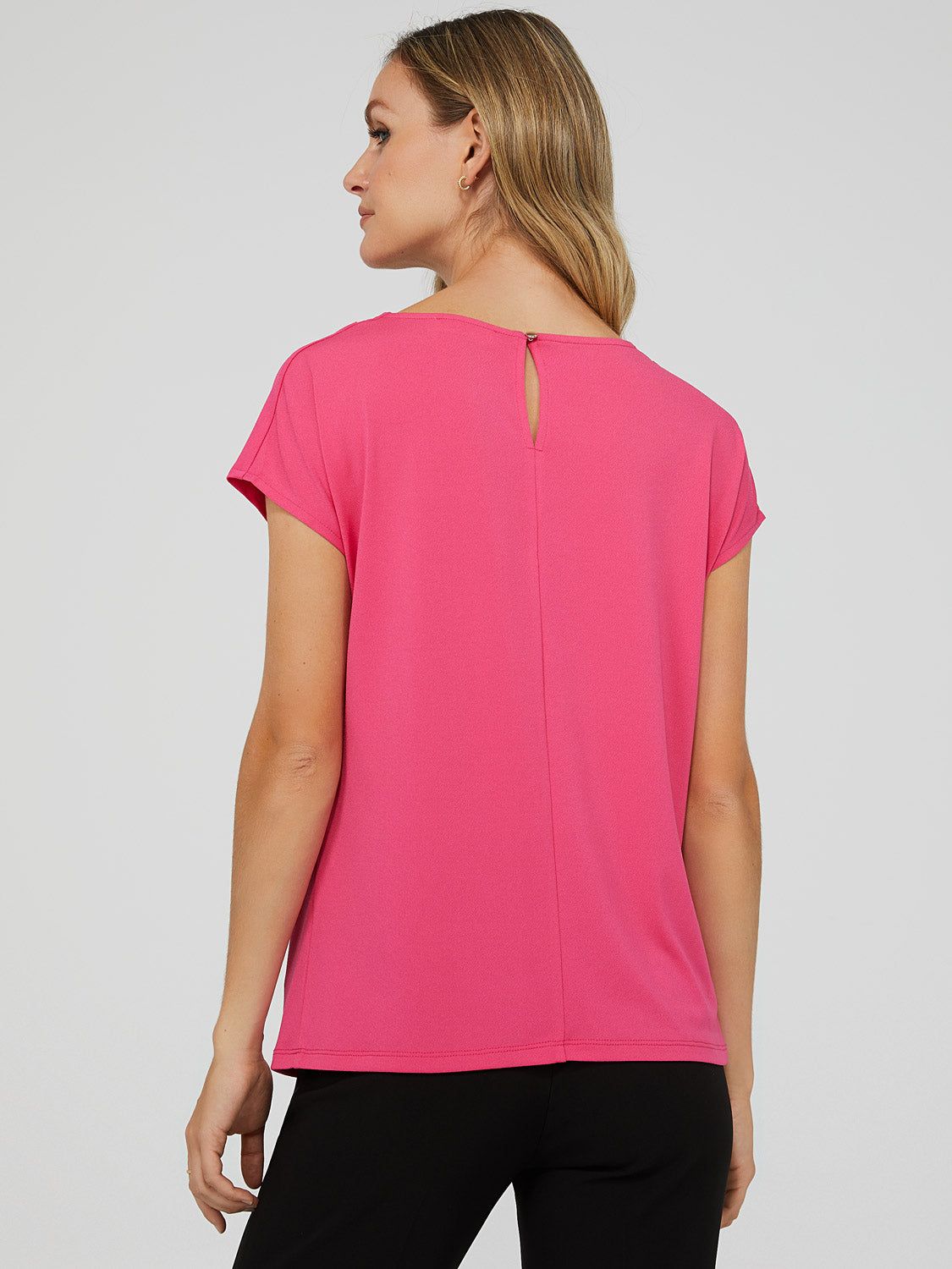 Draped Neck Dolman Sleeve Top sold by Suzy Shier product image thumbnail 4