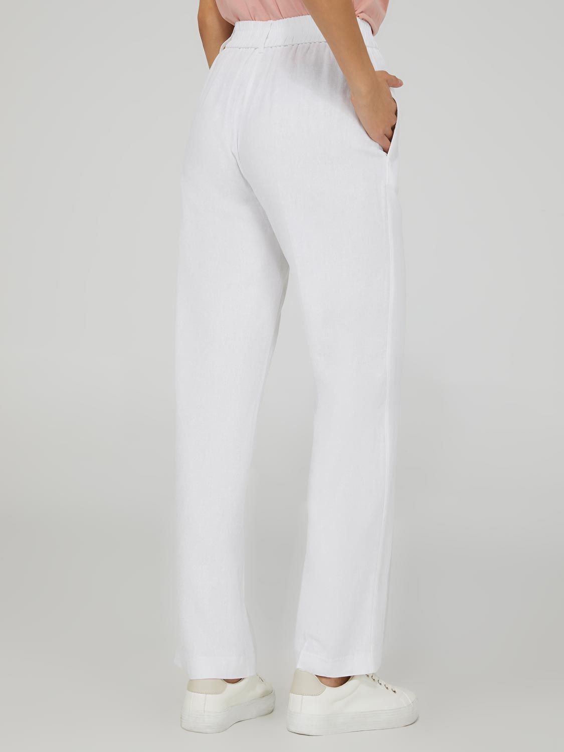 Linen Wide Leg Pants sold by Suzy Shier product image thumbnail 4