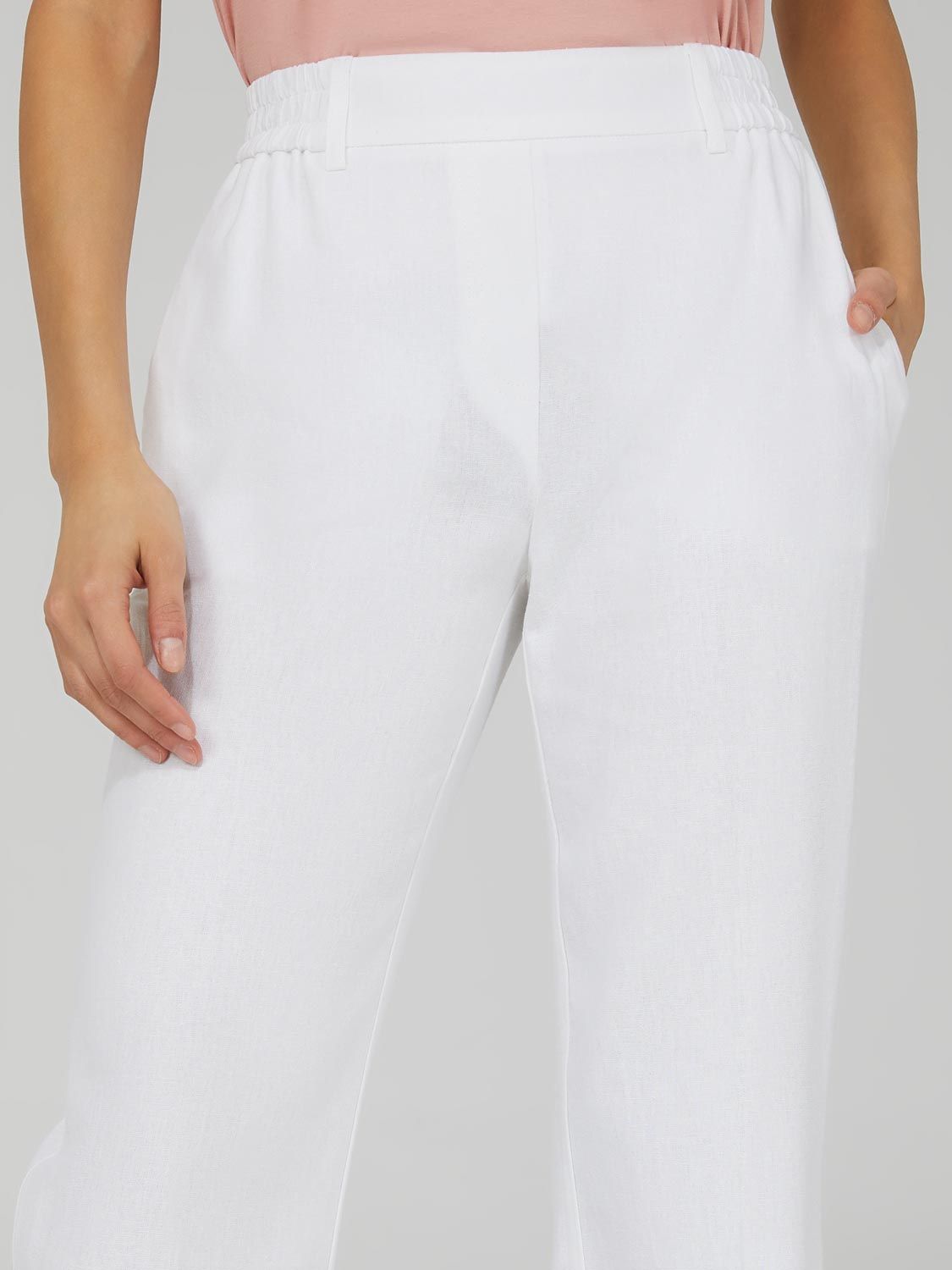 Linen Wide Leg Pants sold by Suzy Shier product image thumbnail 3