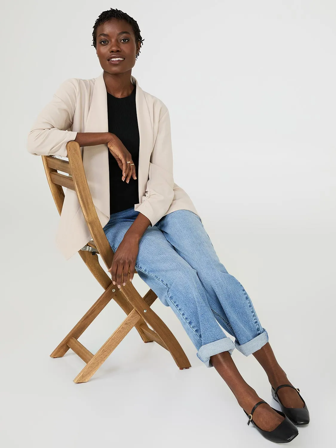 Cascading Open Kimono sold by Suzy Shier product image thumbnail 5