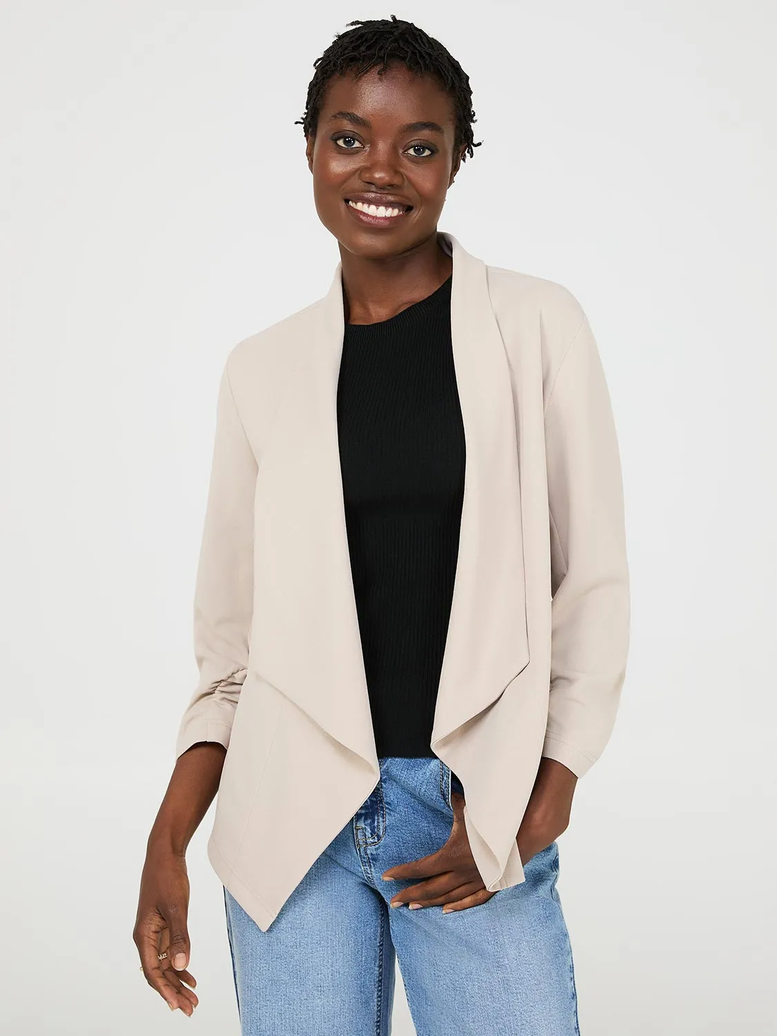 Cascading Open Kimono sold by Suzy Shier product image thumbnail 4