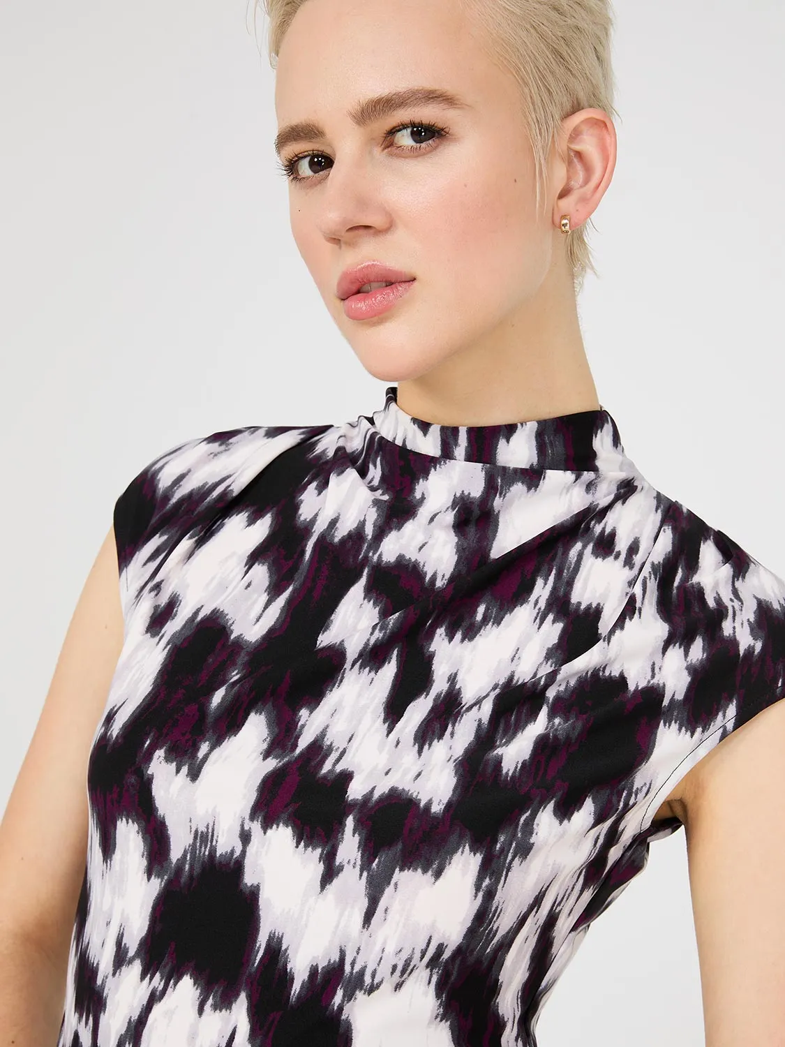 Colour Wash Funnel Neck Top sold by Suzy Shier product image thumbnail 2