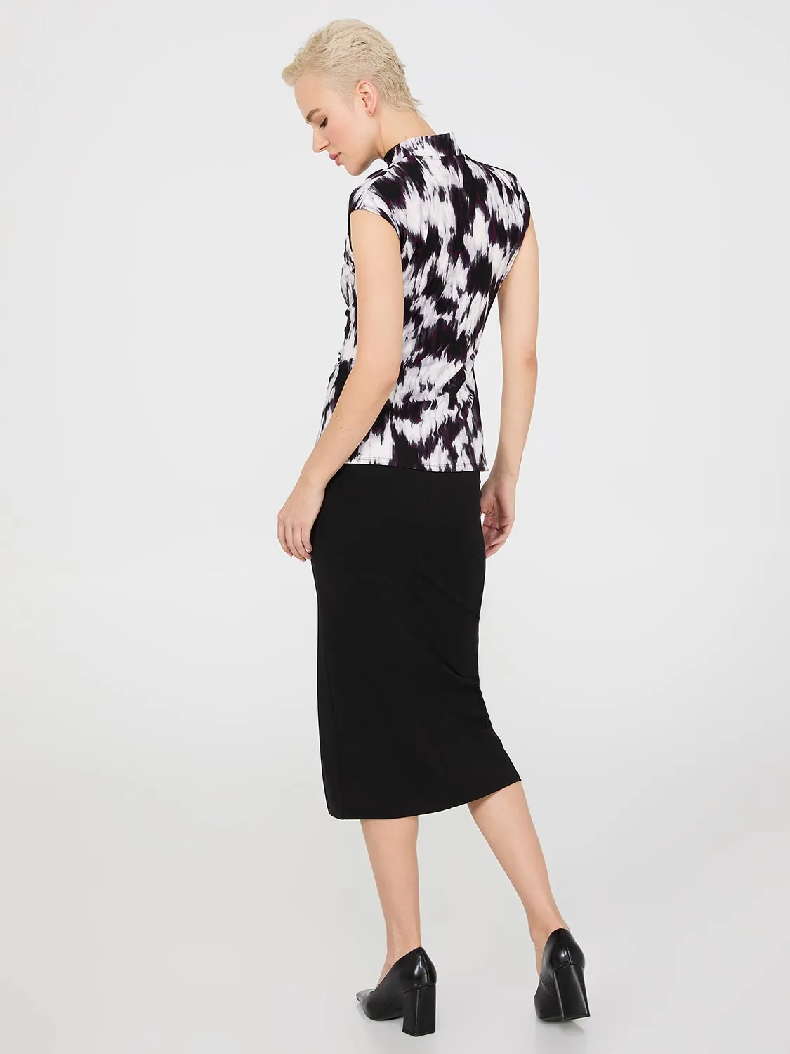 Colour Wash Funnel Neck Top sold by Suzy Shier product image thumbnail 4