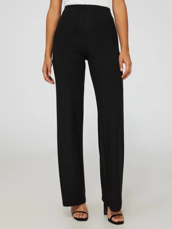 Shimmer Wide Leg Pants sold by Suzy Shier