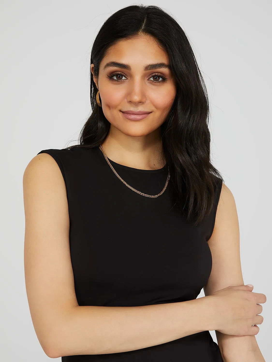 Sleeveless Crew Neck Top sold by Suzy Shier product image thumbnail 2