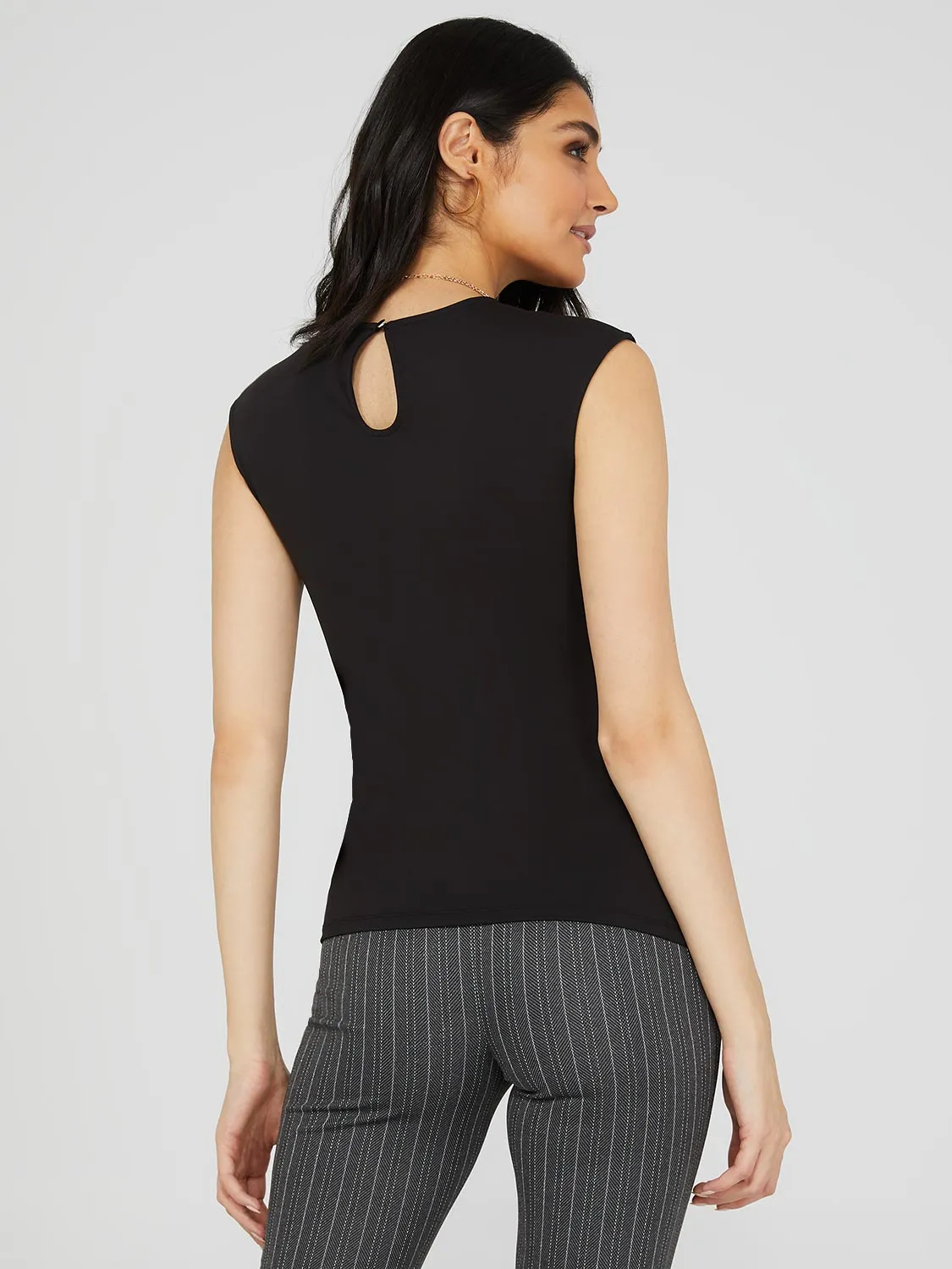 Sleeveless Crew Neck Top sold by Suzy Shier product image thumbnail 5