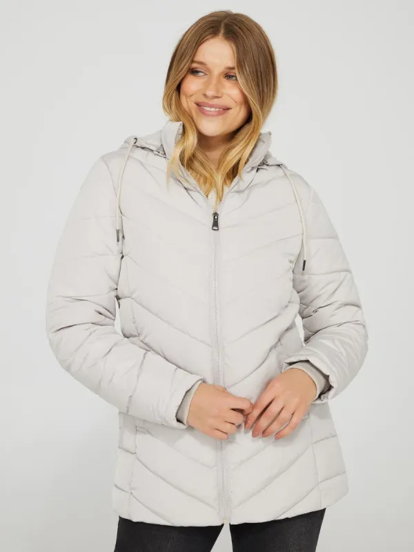 Puffer Jacket With Hood sold by Suzy Shier