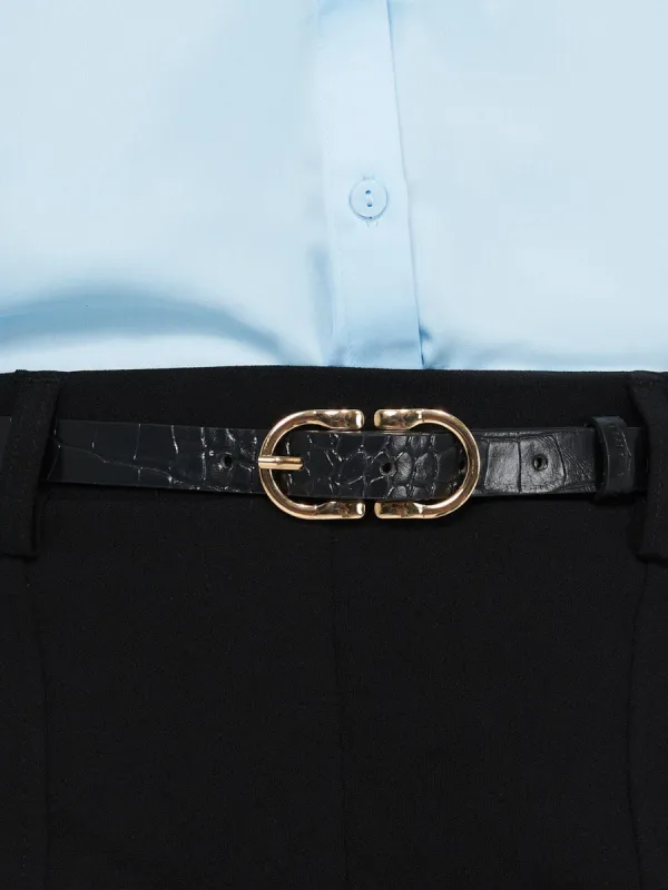 Double Horseshoe Buckle Belt sold by Suzy Shier