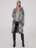 Plaid Notch Collar One-Button Duster sold by Suzy Shier