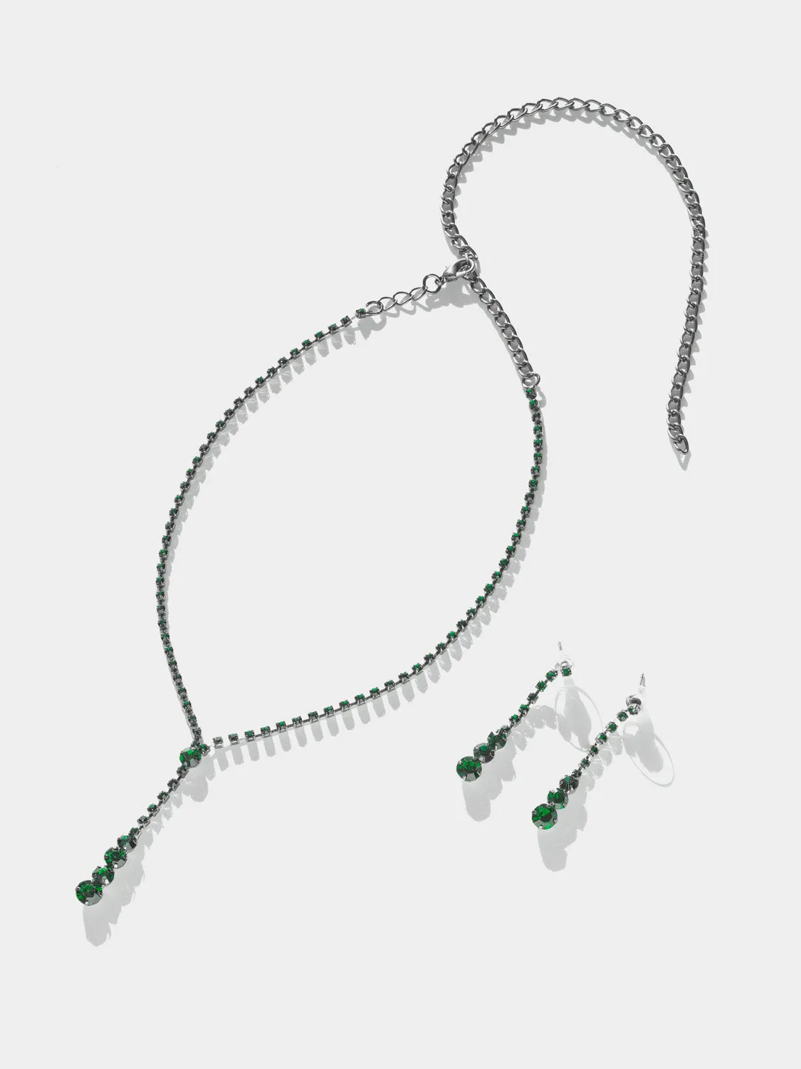 Matching Lariat Drop Necklace & Earring Set sold by Suzy Shier