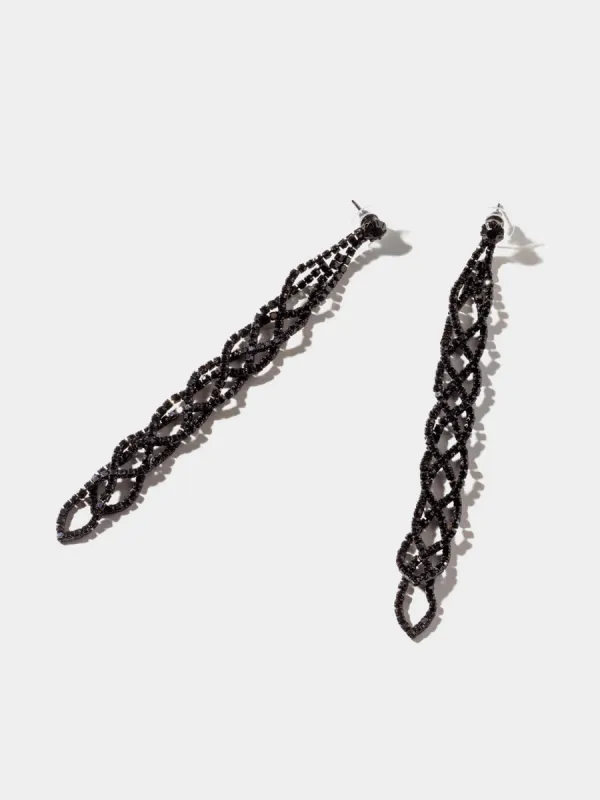Jewelled Braided Earring sold by Suzy Shier